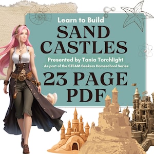 STEAM Seekers Math and Science Series | How to Build a Sand Castle Book | Sand Castle Tools | Beach Vacation Activities by Tania Torchlight