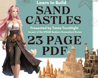 STEAM Seekers Math and Science Series | How to Build a Sand Castle Book | Sand Castle Tools | Beach Vacation Activities by Tania Torchlight