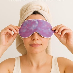 100% organic mulberry silk eye mask