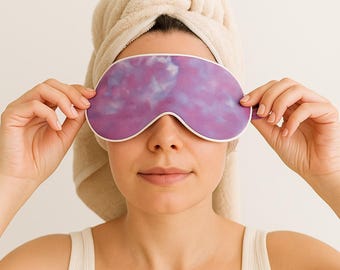 100% organic mulberry silk eye mask