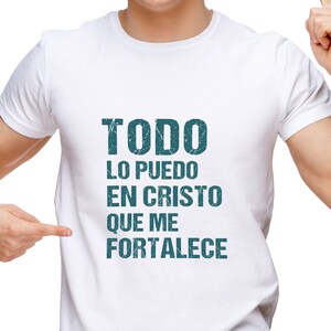 Cita cristiana PNG, Cita de Dios Png, Diseño de camisa de Jesús, Sublimación Png, Hombres cristianos, Descarga digital, Cita de Dios en español, Versículo de la Biblia