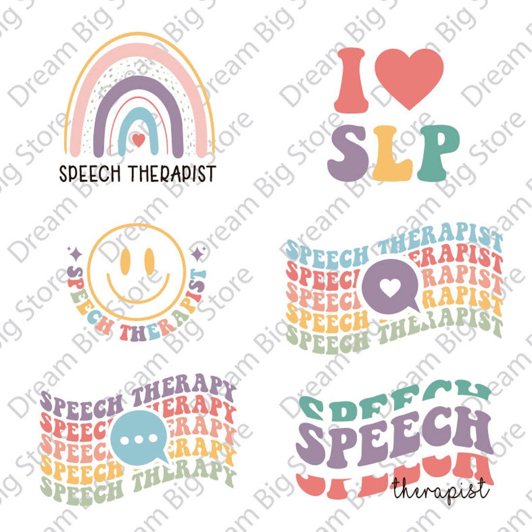 Slp Graphics SLP PNG Bundle: Speech Therapy Designs (digital Download) - Etsy