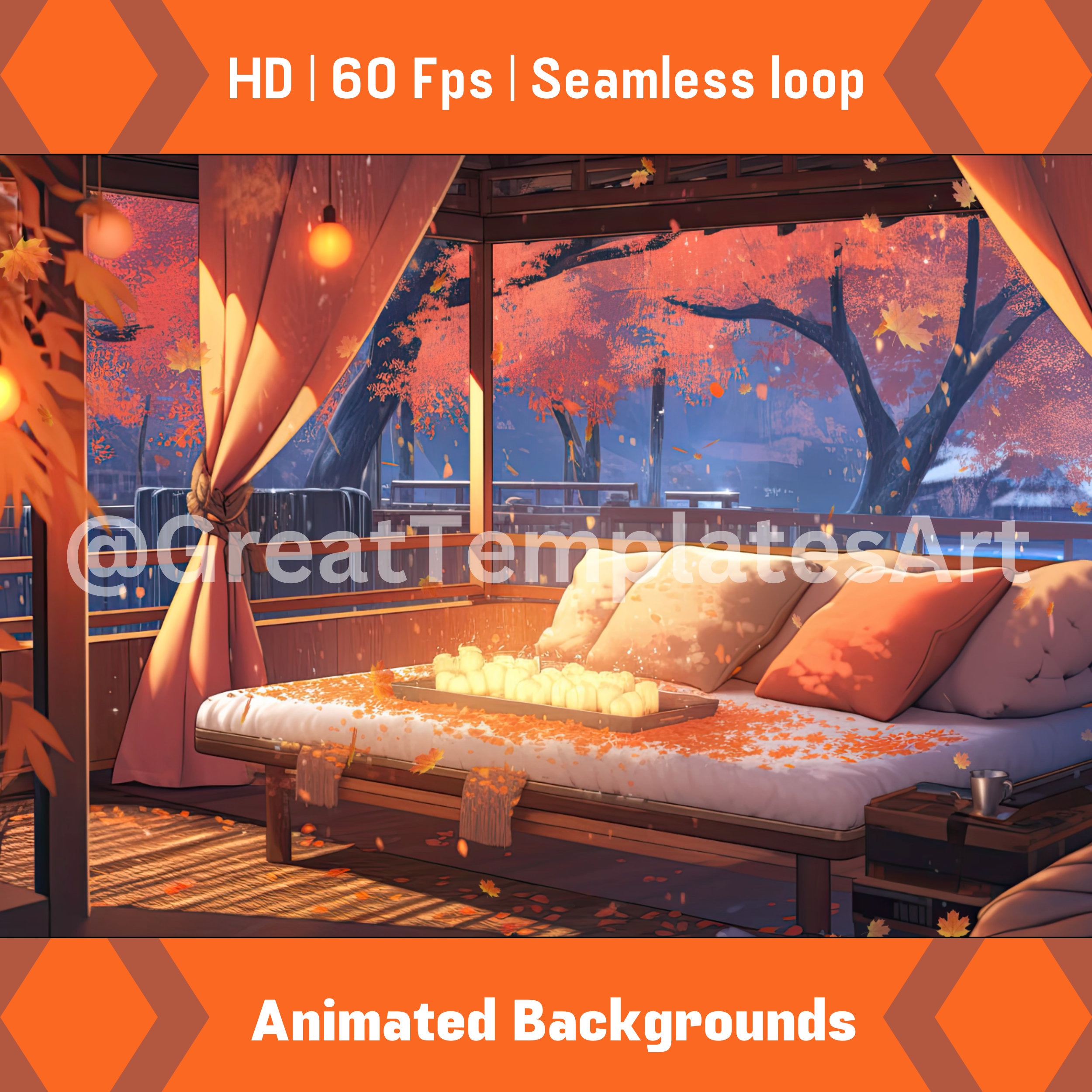 8x Fall Animated Background - Fall Animated Background Streaming ...