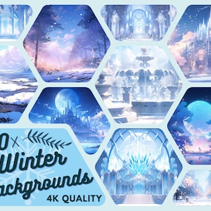 Winter Twitch background - Winter Theme Vtuber background for Twitch stream overlay - Vtuber room , Desktop background , Stream background