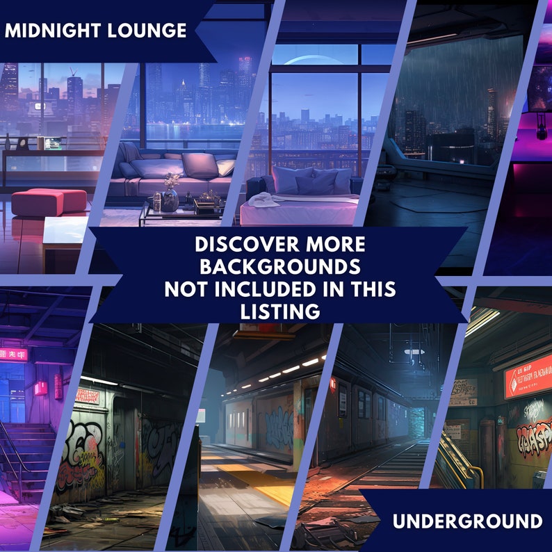 Twitch Animated Background Alien Realm Animated Background Anime Lo-fi ...