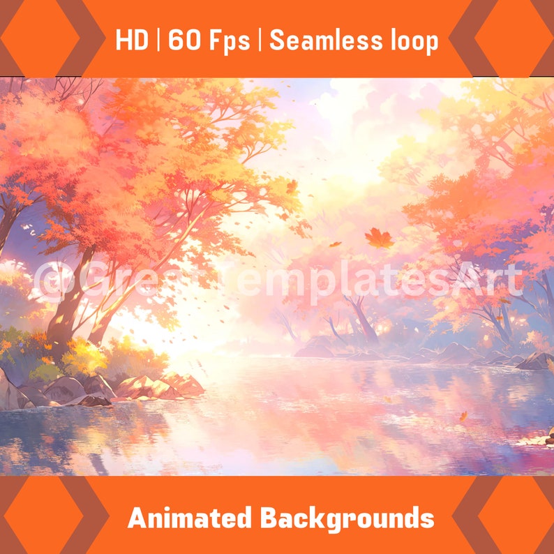 Fall Semester Animation 8x Fall Animated Background - Fall Animated Background Streaming ...