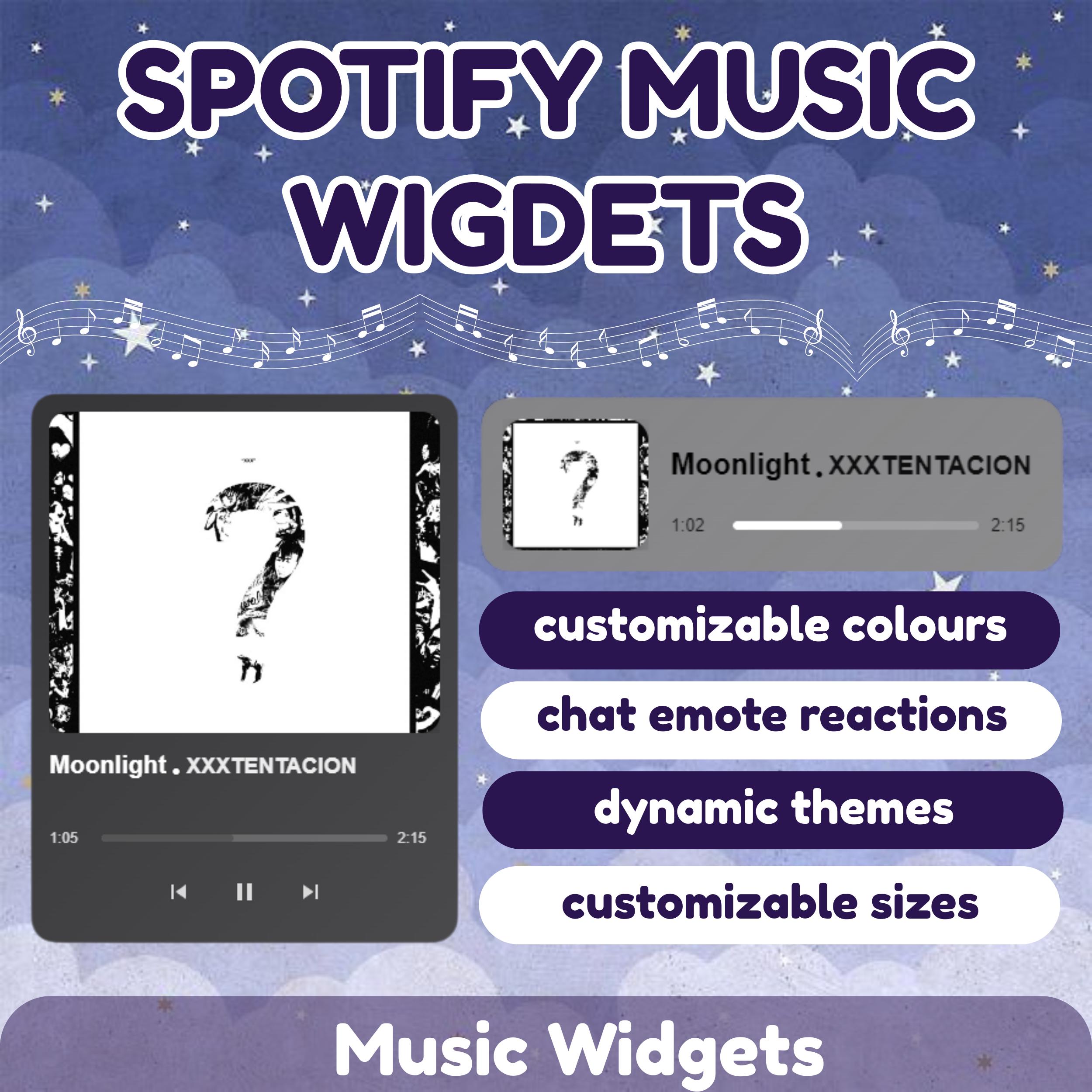 Dynamic Music Widget for Twitch Engaging, Customizable Now Playing ...
