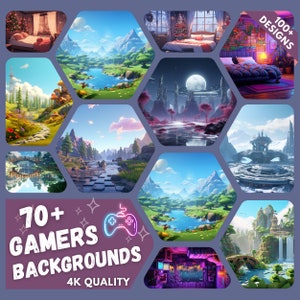 Gaming background Vtuber Assets Vtuber Background - game assets Lofi Background Twitch assets - Stream Background Vtuber asset Background