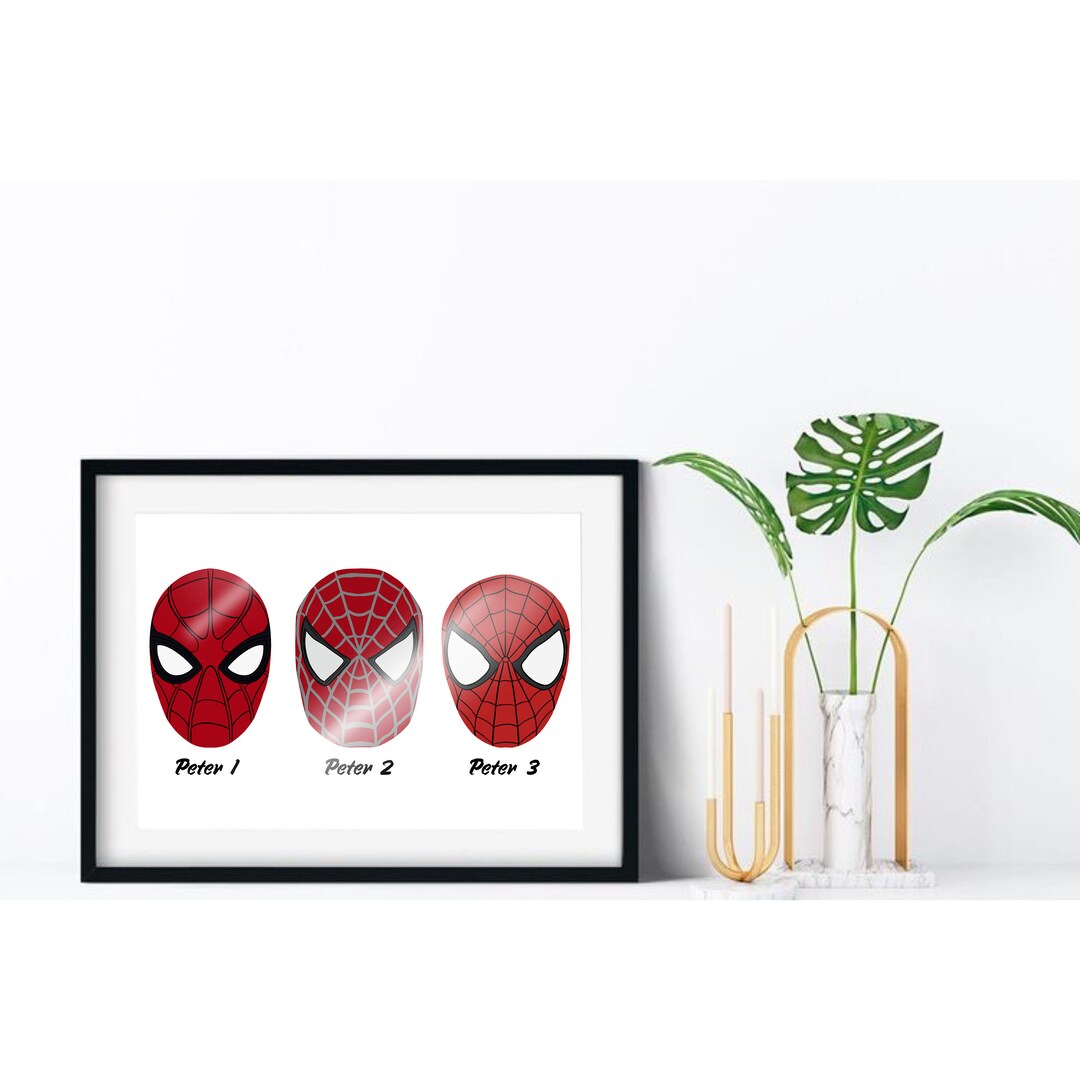 Spiderman Wall Art Etsy