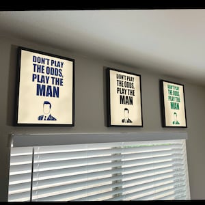 Motivational Quote Wall Art, Suits Quote, Harvey Specter, Wall Art Digital Download Black, Navy, and Green Vintage Designs, Trendy Look