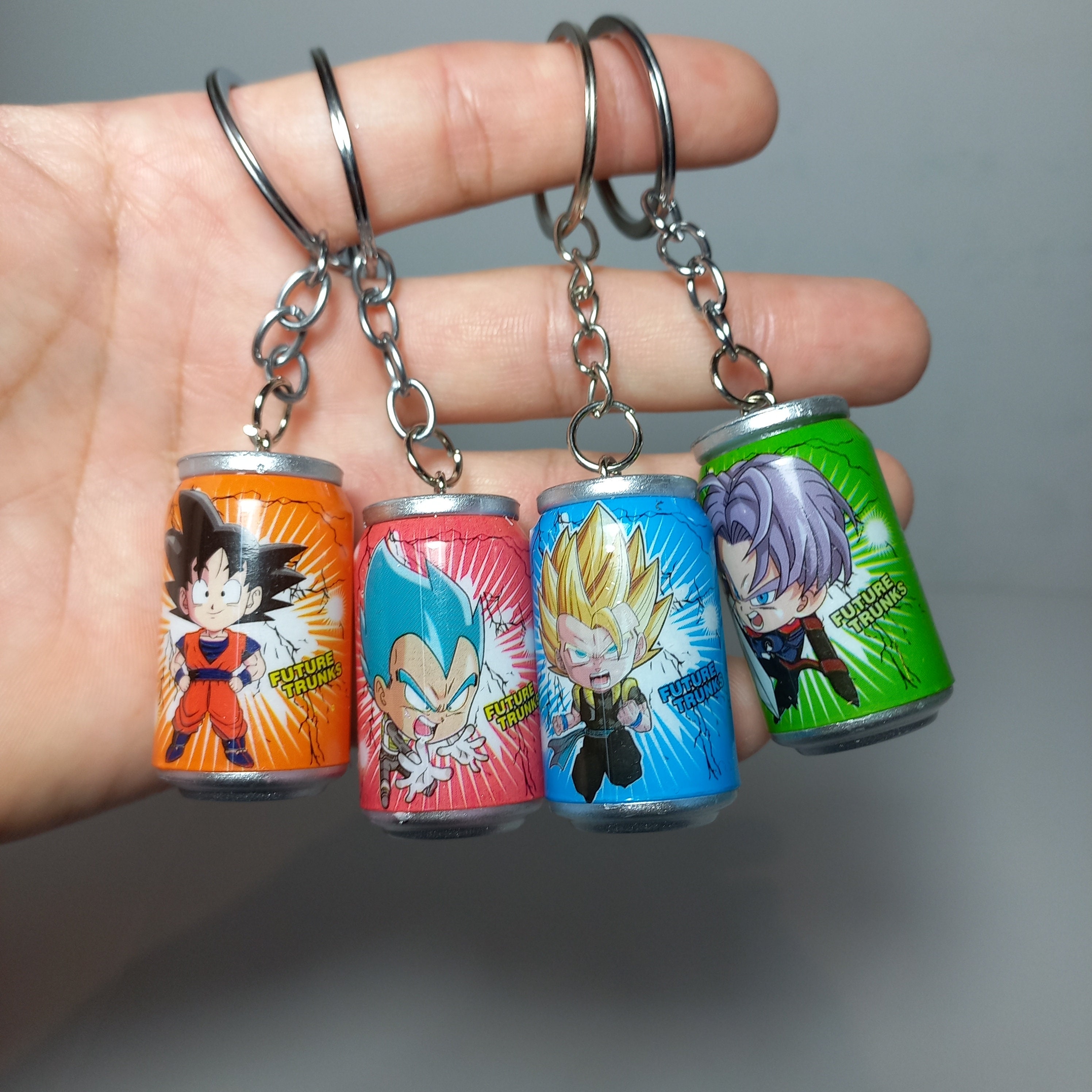 Free STL file PAIR OF DRAGON BALL Z FRIENDSHIP KEY RINGS / KEY