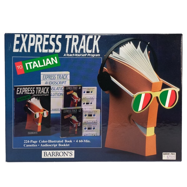 Express Track to Language  Express Track to Italian. Barron's. Complete. 1990. Fast shipping with tracking. Thank you.