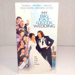 My Big Fat Greek Wedding (VHS, 2003) Great Gift. Fast Shipping. Collectible Vintage. I will provide tracking information. Thank you.
