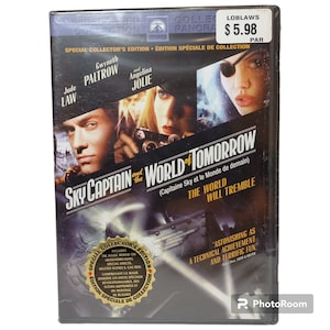 Sky Captain and the World of Tomorrow 2004 DVD New Specia Collector&#39;s Edition. Brand new Sealed. Bonus Features. Original Sticker Price.