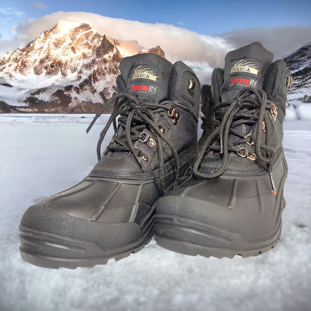Itasca Black Thermolite Winter Boots ITASCA THINSULATE WATERPROOF WINTER BOOTS WOMENS SIZE 10  main image 2
