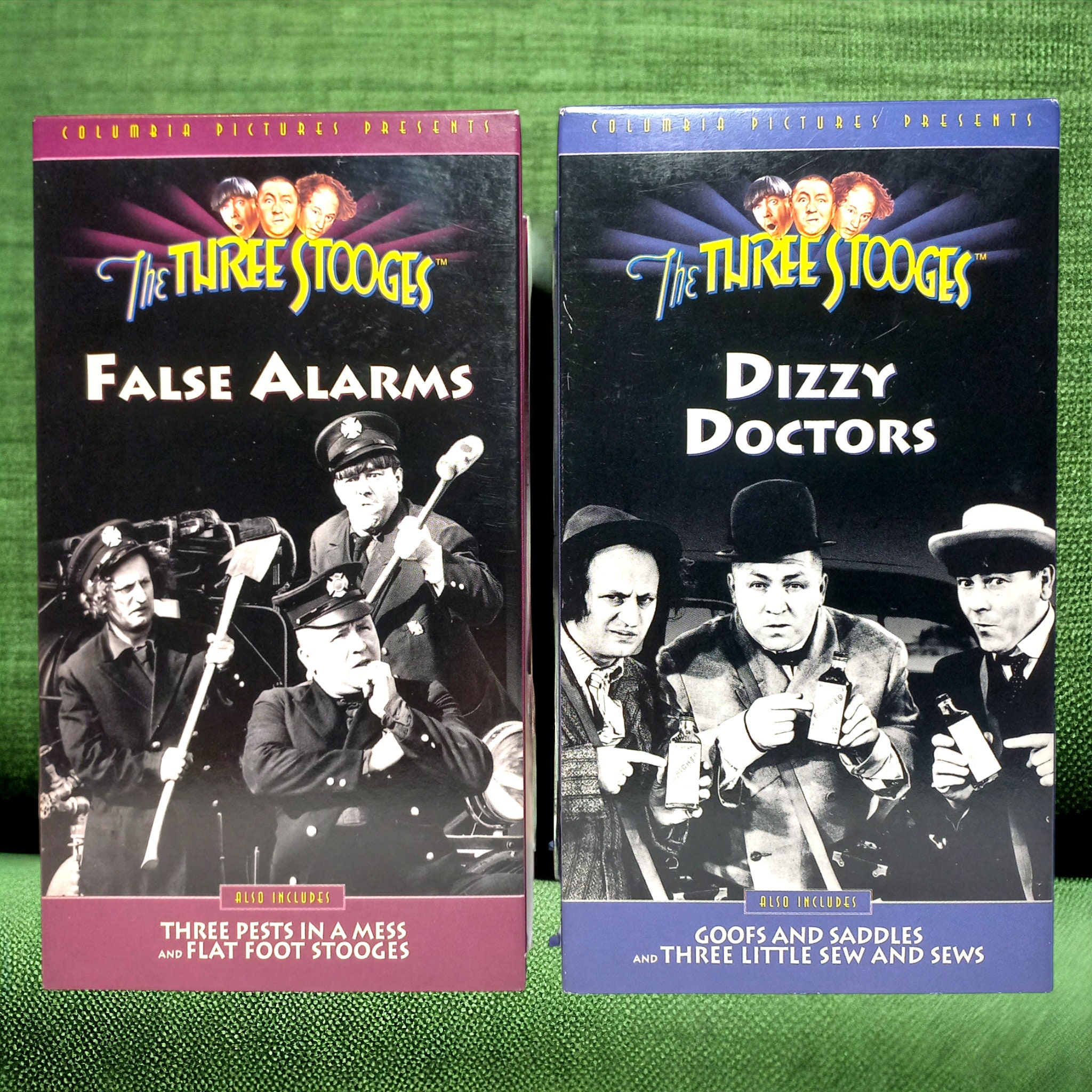 本店は The Three False and Doctors Dizzy VHS Two 2 of Lot Stooges 洋画・外国映画