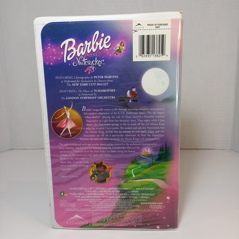 Barbie in the Nutcracker VHS TAPE 2001 Clamshell Case. Etsy