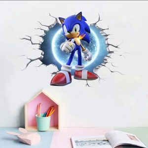 yuhui Sonic The Hedgehog 3 Modern Wall Art Canvas Art Poster 30 x 45 cm :  : Home & Kitchen