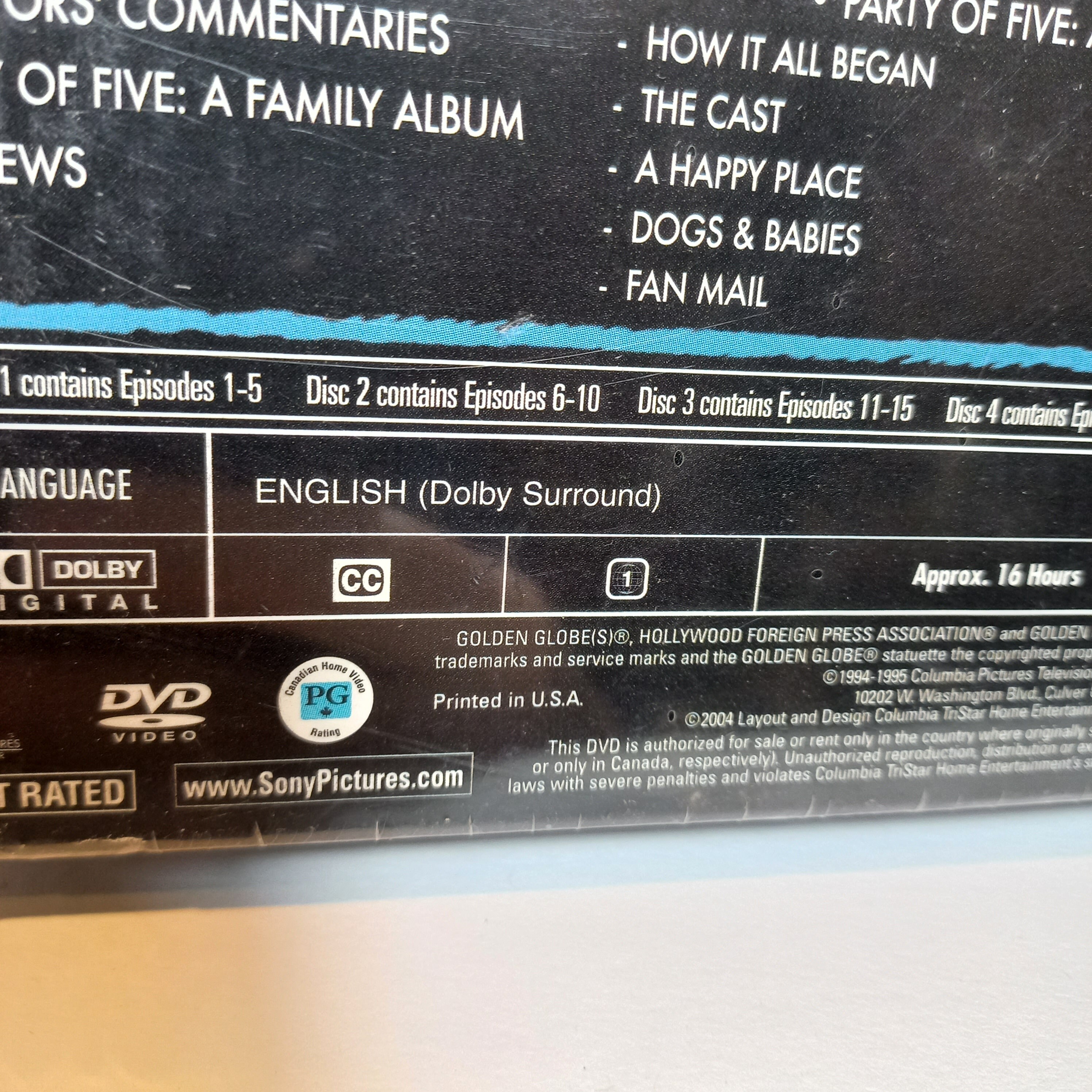 Party of Five - the Complete Season 1 (box Set) DVD Brand New