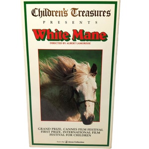 White Mane children&#39;s treasures presents vhs 1952 Bkack & White cannes grand prize winner. Not sealed, but in a very good condition. 38 min.