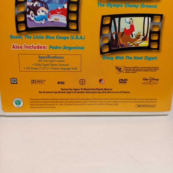 Walt Disney's Its a Small World of Fun Vol. 2 (DVD) VGC