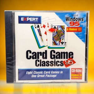 Card Game Classics 95 Jeu PC Neuf. Windows 95. Logiciel expert pour les jeux de cartes. expédition rapide avec suivi. Merci.