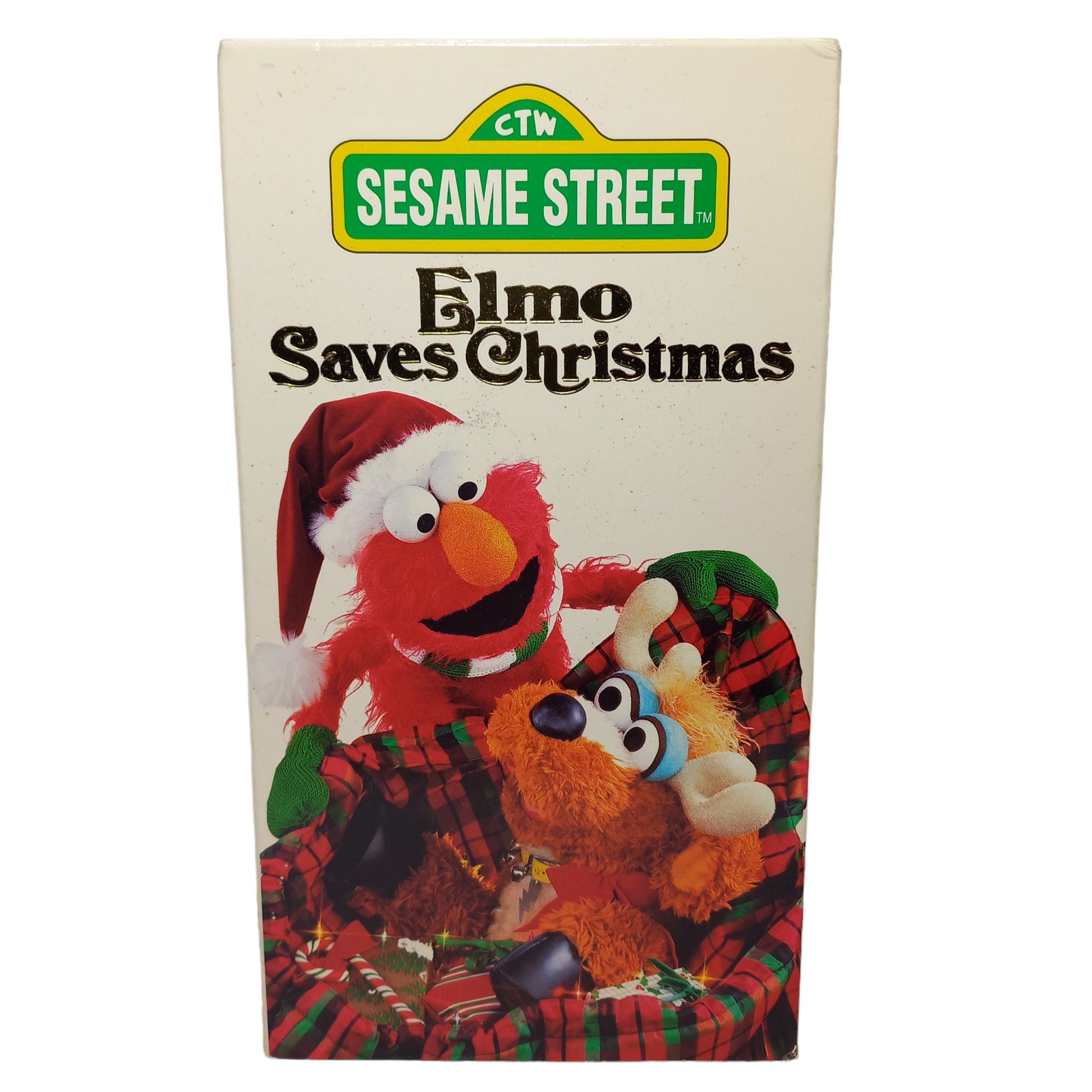Sesame Street Elmo Saves Christmas VHS, 1996 Sony Wonder. Collectible