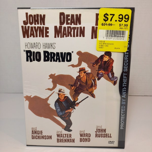 Rio Bravo DVD, 2001 New Sealed Mint John Wayne Dean Martin Collectible Western. Fast shipping. I will provide tracking. Thank you.