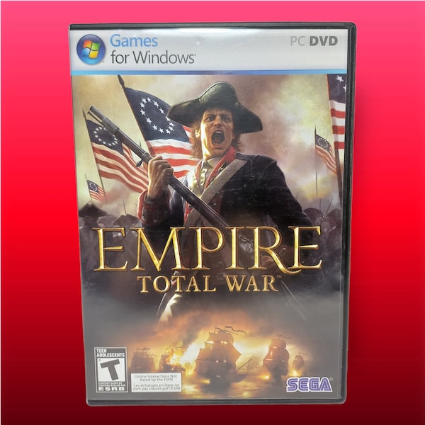 Empire: Total War PC 2009 Sega Complete In Box CIB Map 2 Game Discs Manual Disc. Fast shipping with tracking. Thank you.