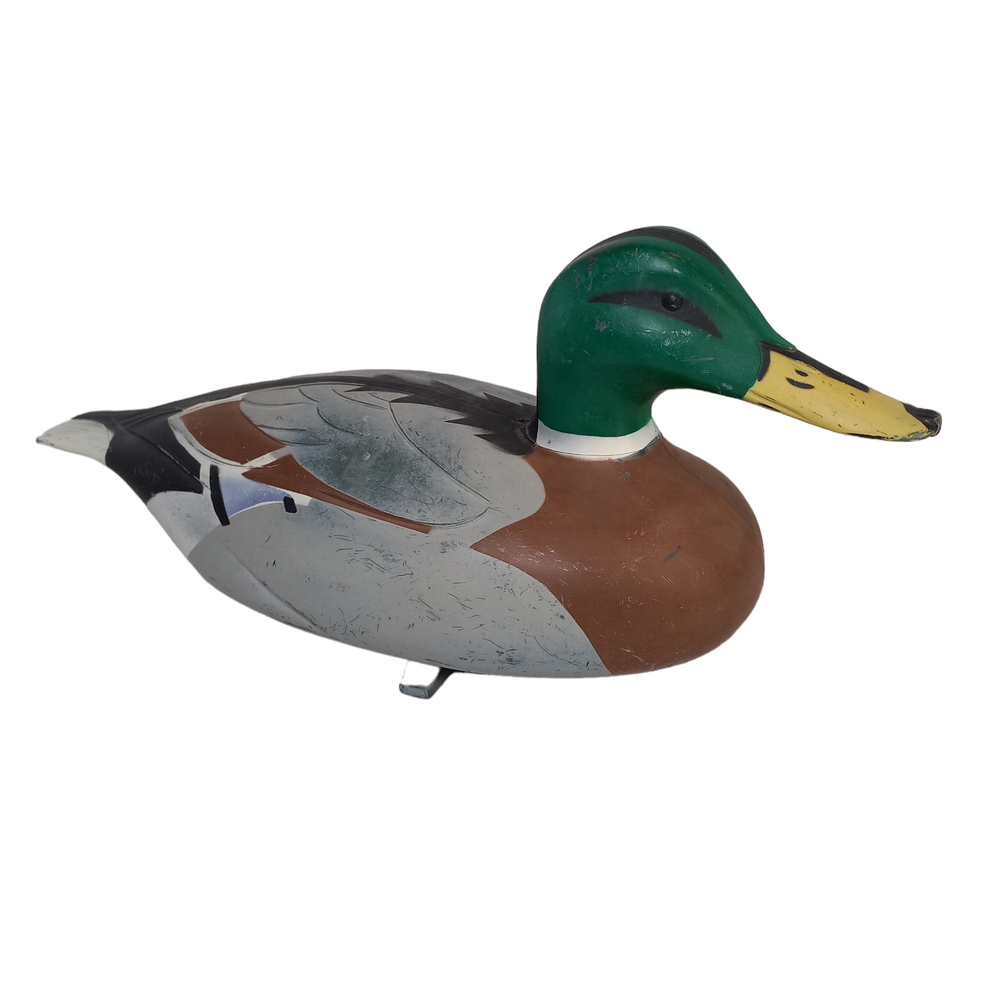 Vintage D-9 Victor Duck Decoy Mallard 1967 by Woodstream Made in