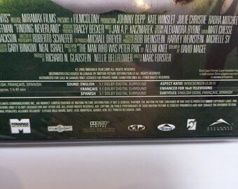 Finding Neverland (DVD, 2005) New Sealed Widescreen Bonus Features