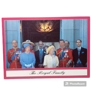 Carte postale La Famille Royale 17cm×12cm Londres Kardorama SV - 326