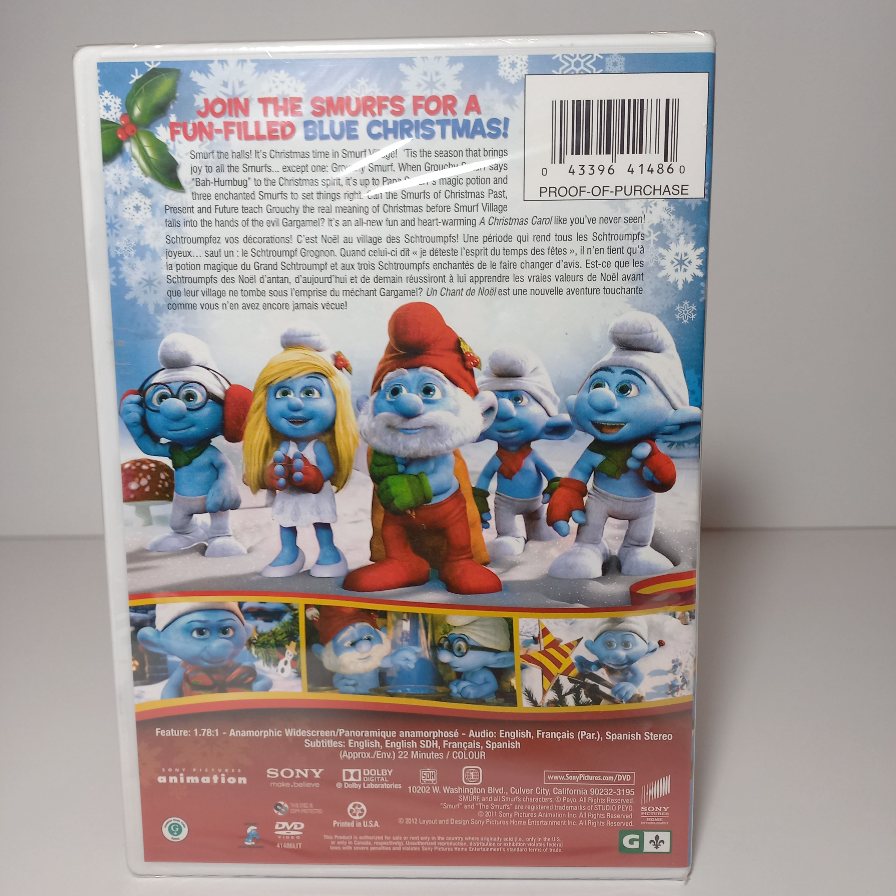Smurfs Christmas Carol, the (DVD) - Bilingual 2012