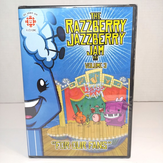 Razzberry Jazzbery Jam Volume 3 (DVD) New Sealed. Rare Kids Music