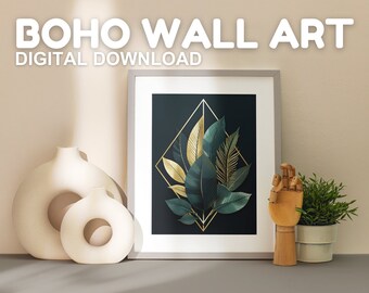 Boho Wall Art | Printable Poster, Instant Download, High Resolution, 300DPI