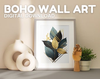 Boho Wall Art | Printable Poster, Instant Download, High Resolution, 300DPI