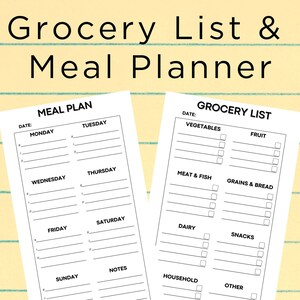 wekelijkse maaltijdplanner boodschappenlijst boodschappenlijst maaltijdplan gezond eten