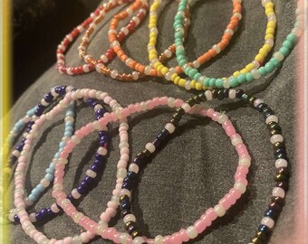 colorful braclets