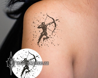 Diese Stein-Tätowierungen für Sternzeichen-Sternzeichen. Vier Sternzeichen Schütze Tattoos, Armtattoos.