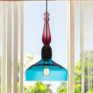 Modern Hand Blown Glass Lighting - Stylish Glass Ceiling Fixture - Custom Glass Ceiling Fixture: Personalized Home Decor