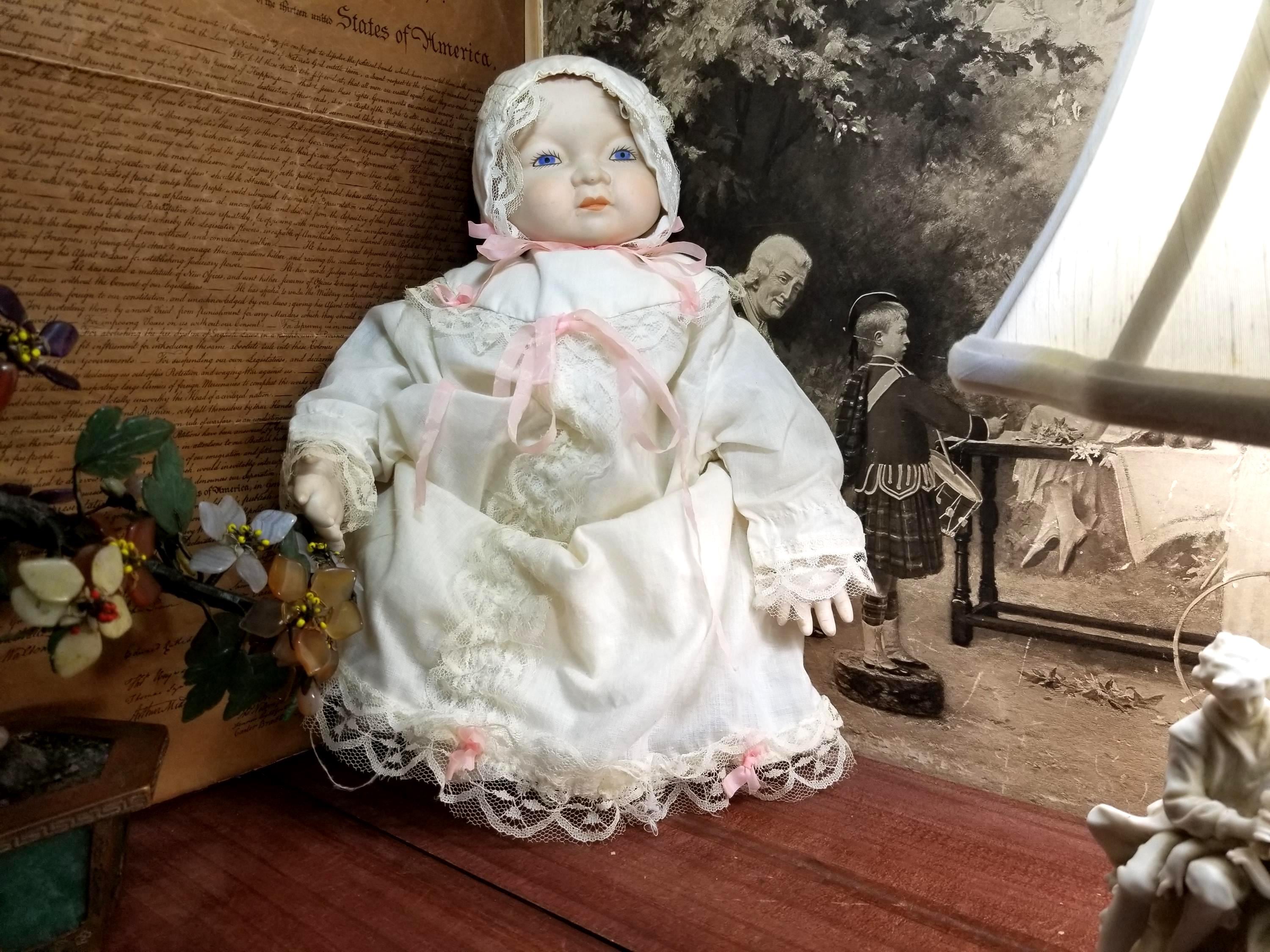 Porcelain Sleeping Baby Doll - Etsy