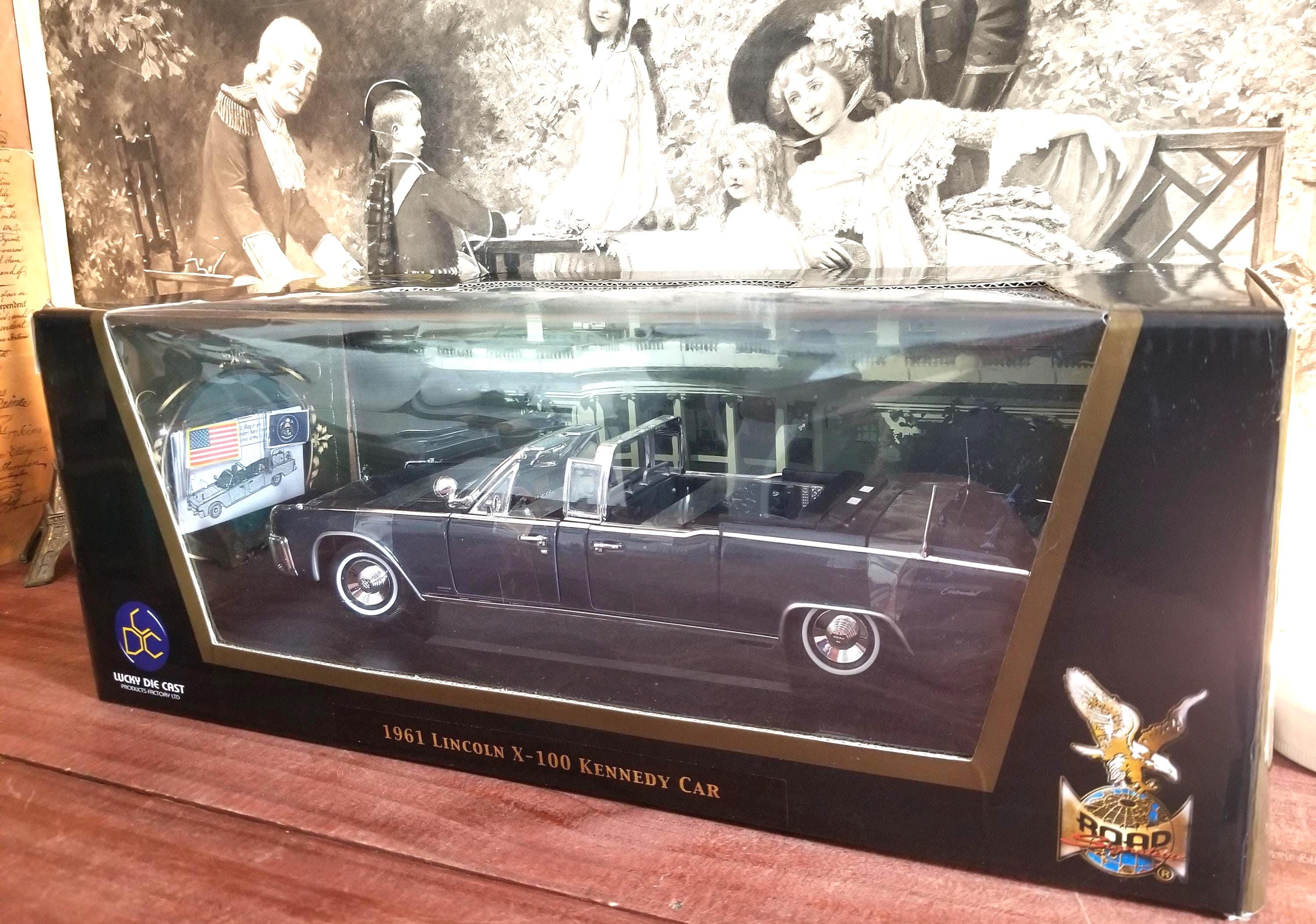 Yat Ming Scale 1:24 - 1961 Lincoln X-100 Kennedy Car - Etsy