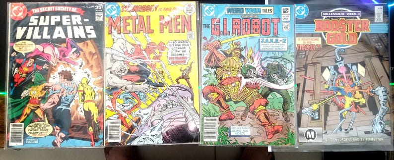 A Collection of Comics Lots: 4 Book DC Mix. YEARS-1976-1977-1981-1982 ...