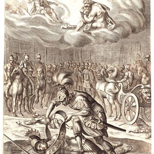 Pierre Lampart, (1612-1682)-Enea uccide Turno