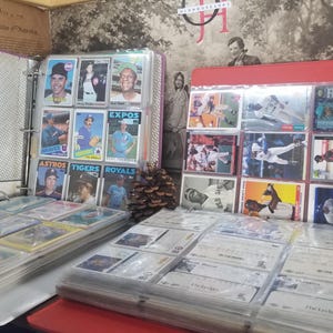 Baseball Trading Card Lot 850 Karten oder mehr.
