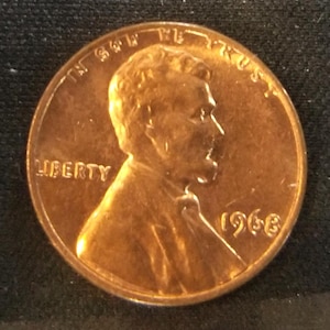 Lincoln Cent 1968. Matrice double. Belle couleur et bien conservé.