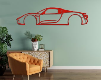 Spider Metal Sport Car Wall Art / Garage Decor, Racing Gift