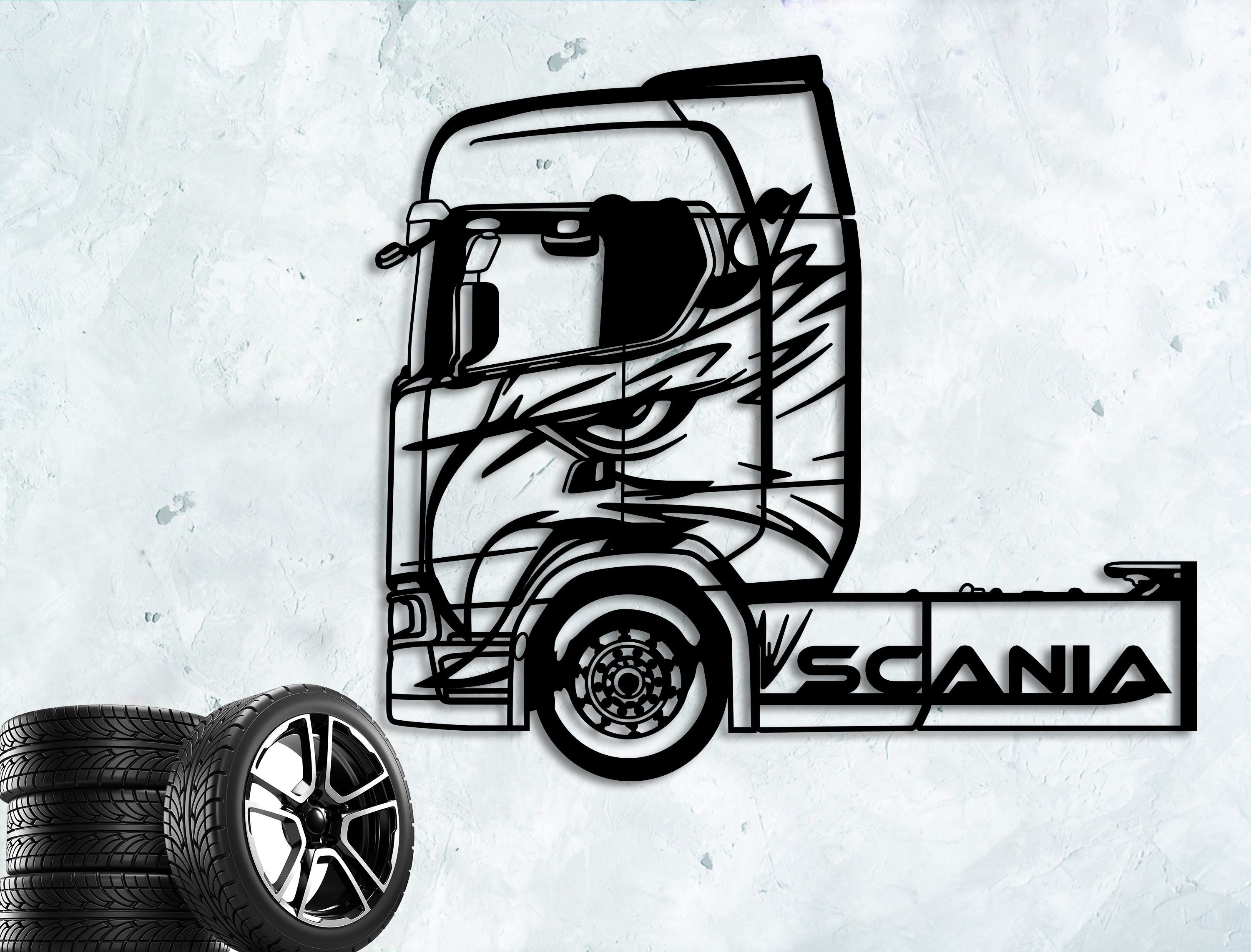 Veste scania personnalisée en coton doublée polaire, style vintage, Scania,  logo Scania, veste Scania -  France