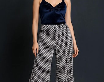 Jersey Tangohose mit geometrischem Muster — Elegant & Bequem, ATango.fr