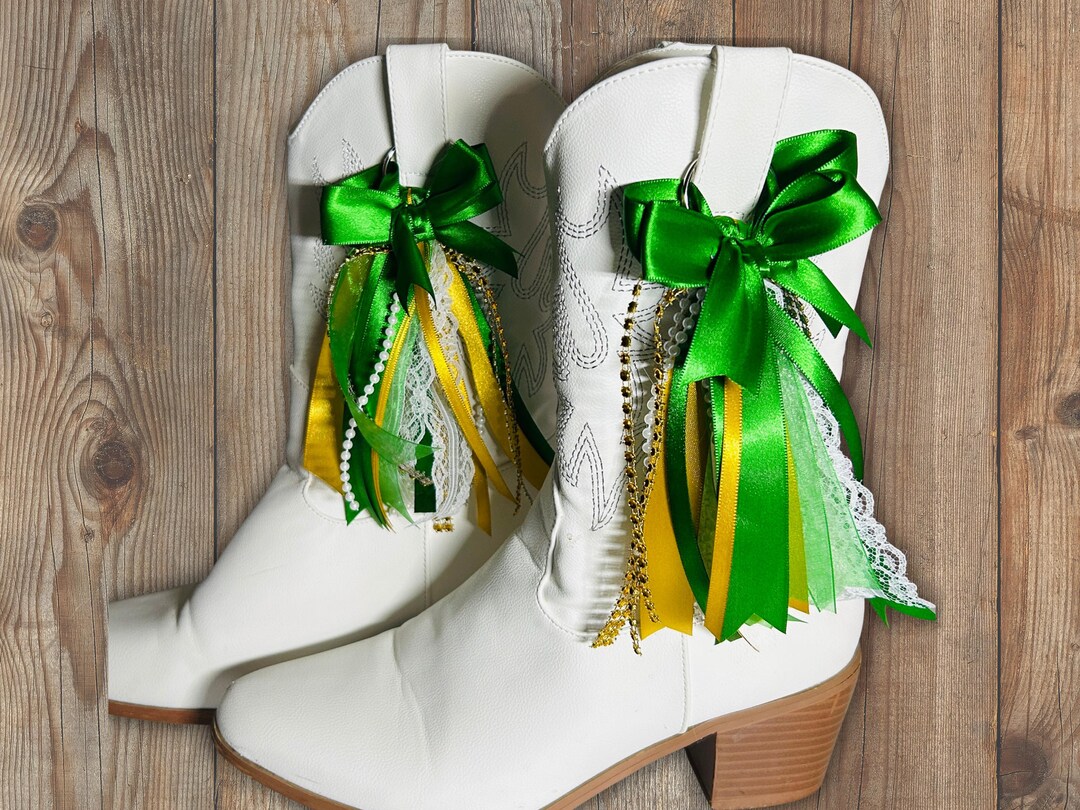 Boot Bows for Cowgirls, Game Day Boot Bows for Women, Football Outfit ...